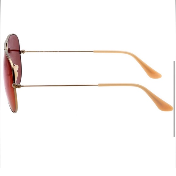 NEW Red Mirrored Ray Ban Aviator Sunlgasses - Picture 5 of 6